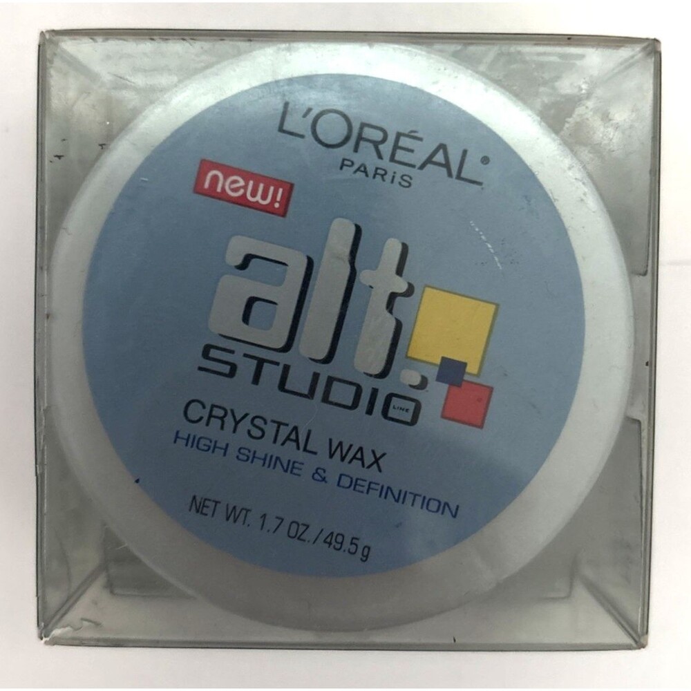 Loreal Alt Studio Crystal Wax Hair Gel High Shine Definition - 1.7 oz, 49.5g